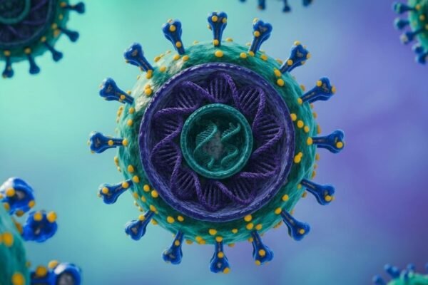 Imagem ilustrativa do vírus Oropouche. (Foto: Fala Ciência via Gemini)