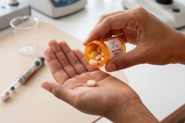 Insulina em comprimido pode substituir injeções. (Foto: Fala Ciência via Gemini)