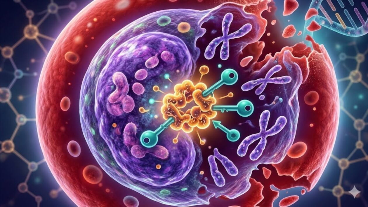 Sem ARK1, parasita não consegue se dividir nem se multiplicar. (Foto: Fala Ciência via Gemini)