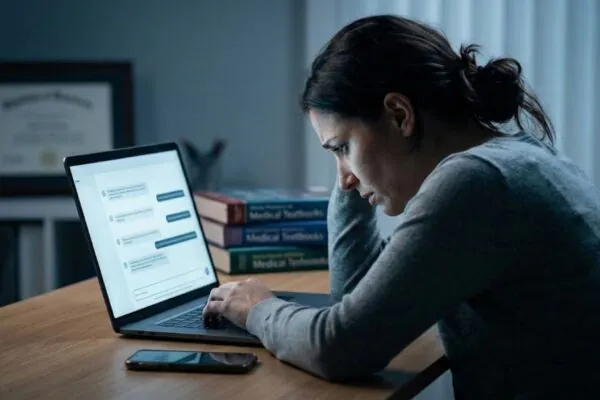 Chatbots podem falhar em situações de crise. (Foto: Fala Ciência via Gemini)
