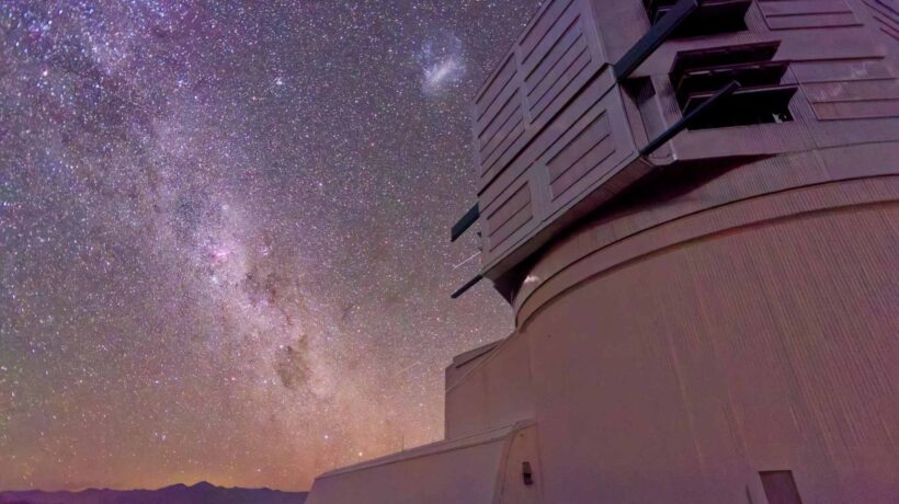 Observatório Rubin envia 800 mil alertas sobre eventos cósmicos (Imagem: NSF–DOE Rubin Observatory/NOIRLab/SLAC/AURA/W. O'Mullane)