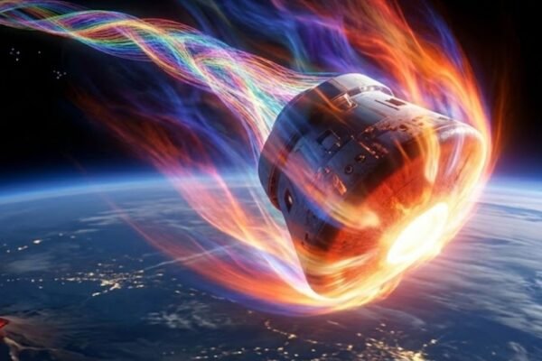 Escudo térmico da Orion resiste a temperaturas mais altas que lava (Imagem: Fala Ciência via Gemini)