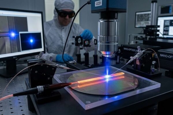 Luz é confinada em camada ultrafina e desafia limites da física moderna (Imagem: Fala Ciência via Gemini)