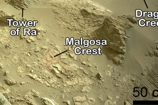 Descoberta do Perseverance reacende debate sobre bioassinaturas no planeta vermelho (Imagem: NASA/JPL-Caltech/ Nature Communications, 2026)