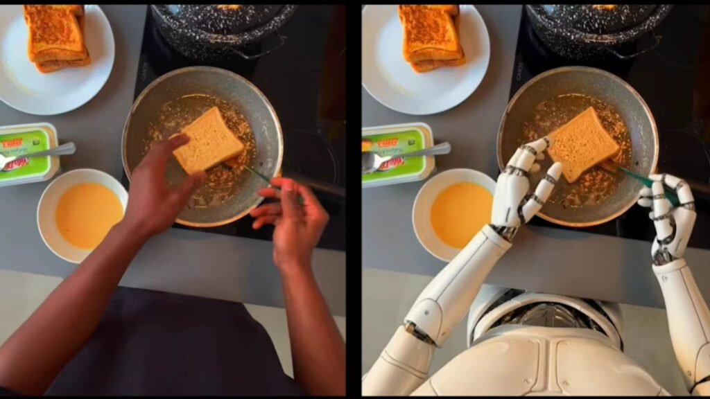 Humanos ensinam robôs a agir em casa com dados reais e IA (Imagem: micro1)