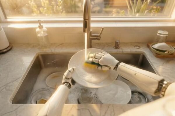 Vídeos do cotidiano ajudam a treinar robôs para tarefas domésticas complexas (Imagem: micro1)