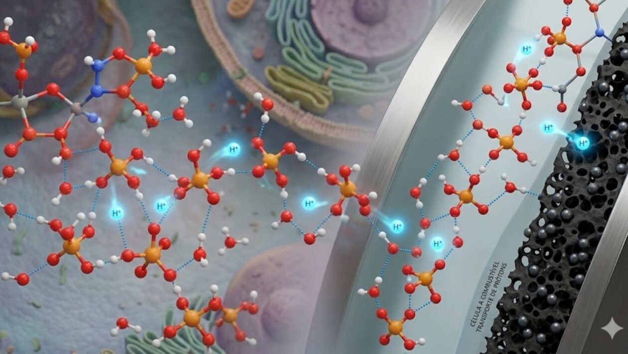Nova pesquisa desvenda caminho invisível que move energia nas células (Imagem: Fala Ciência via Gemini)