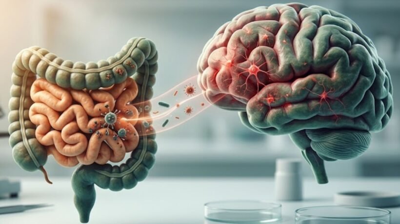 Intestino pode influenciar doenças do cérebro. (Foto: Fala Ciência via Gemini)