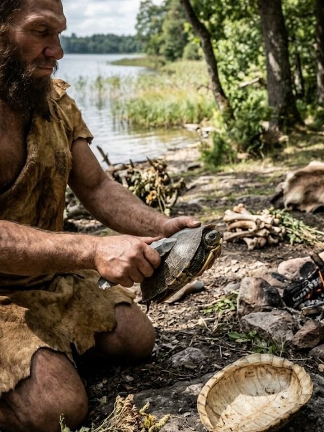 Tartarugas eram fonte de alimento e utilidade para neandertais