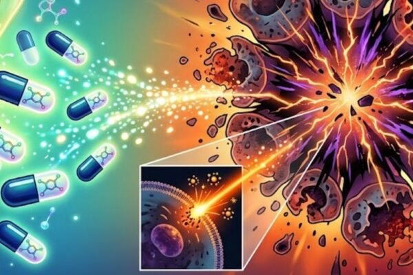 Ômega-3 causa ferroptose em células de câncer de cólon. (Foto: Fala Ciência via Gemini)