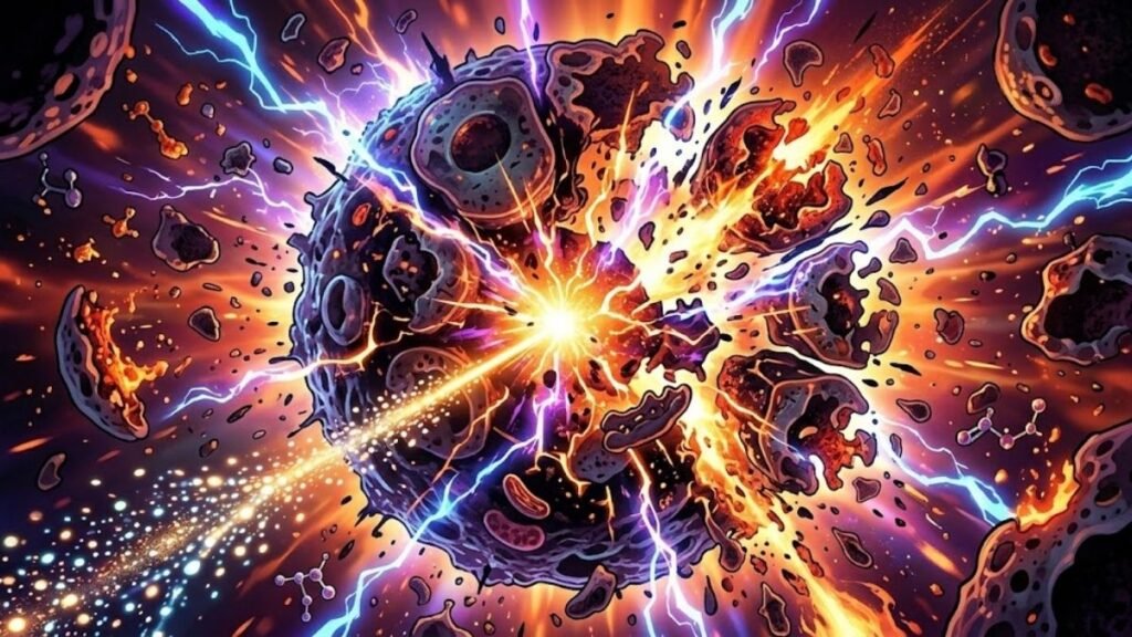 Ferroptose: o novo mecanismo do Ômega-3 contra o câncer. (Foto: Fala Ciência via Gemini)