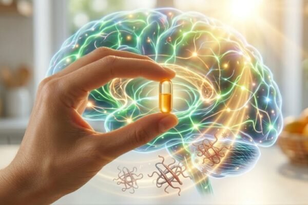 Pesquisa aponta relação entre Vitamina D e proteína tau cerebral. (Foto: Fala Ciência via Gemini)