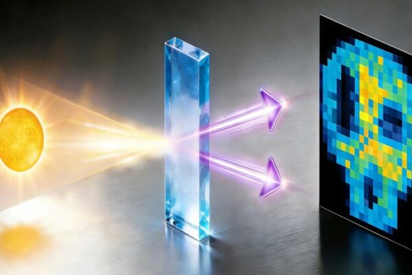 Luz solar foi usada para criar imagens quânticas sem necessidade de lasers. (Imagem: W. Zhang (Universidade de Xiamen))
