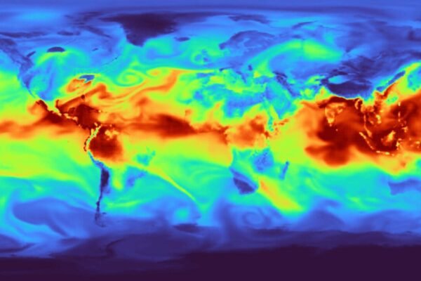 Nova IA climática prevê tufões e secas analisando atmosfera, água e solo simultaneamente. (Imagem: Firat Ozdemir / SDSC)