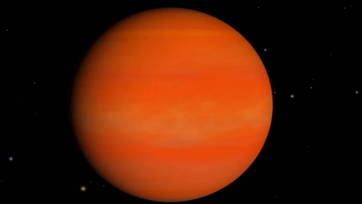 Exoplaneta gigante surpreende cientistas com nuvens exóticas, calor extremo e ventos supersônicos. (Imagem: NASA)