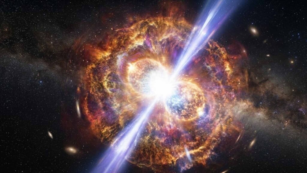 Cientistas investigam partículas espaciais milhões de vezes mais energéticas que as do LHC. (Imagem: Fala Ciência via Gemini)
