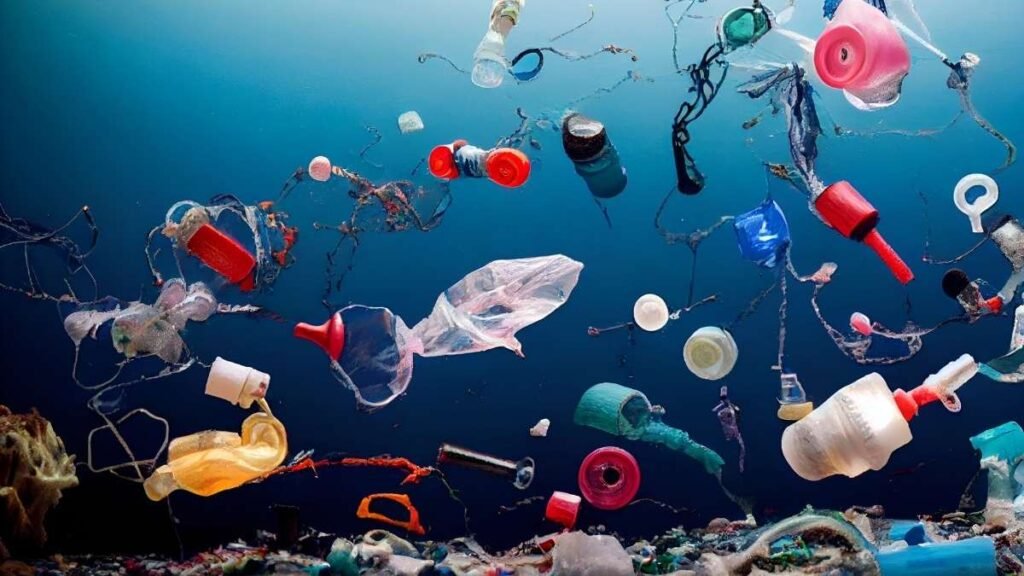 Microplásticos e lixo invisível transformam os oceanos em um risco global (Imagem: Getty Images via Canva)
