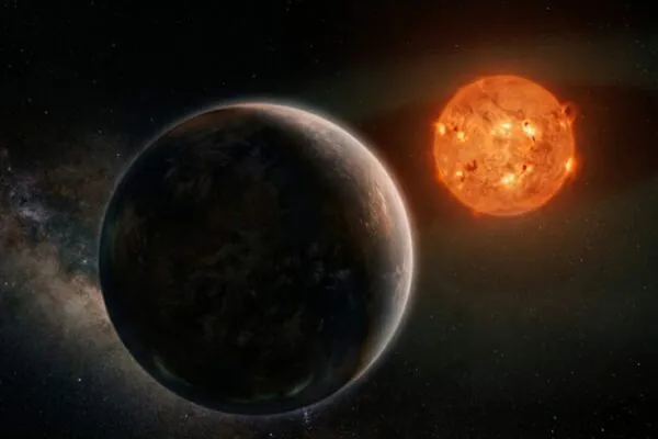 Nova super-Terra próxima da Terra poderá ser analisada futuramente pelo telescópio James Webb. (Imagem: Fala Ciência via Gemini)