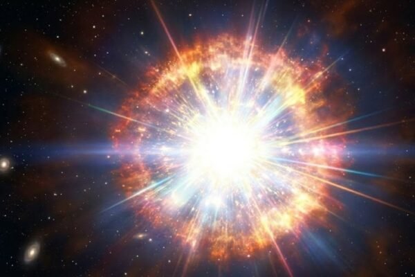 Atrasos na luz revelam nova forma de medir expansão do universo (Imagem: Fala Ciência via Gemini)