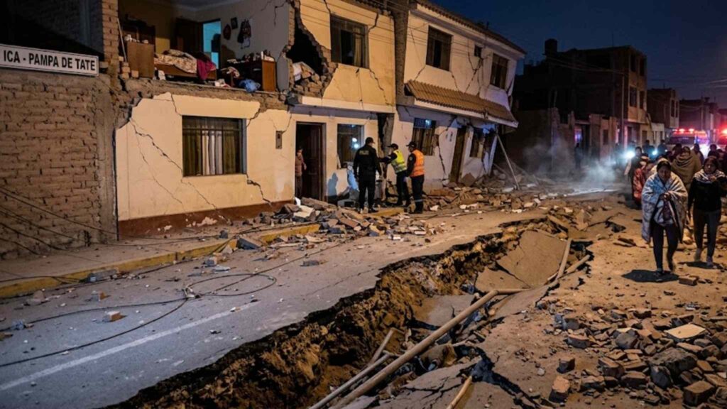 Tremor no Peru reacende alerta sobre atividade sísmica no Anel de Fogo. (Imagem: Fala Ciência via Gemini)

