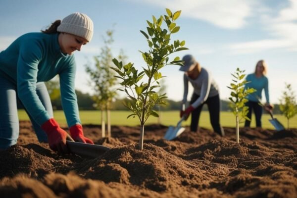 Reflorestamento ajuda a recuperar ecossistemas e reduzir impactos das mudanças climáticas (Imagem: Alemedia.id via Canva)