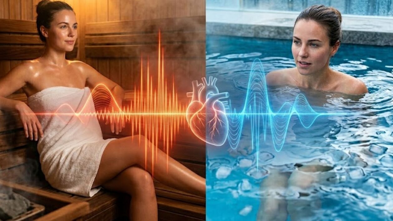 Sauna e frio alteram pressão arterial rapidamente. (Foto: Fala Ciência via Gemini)
