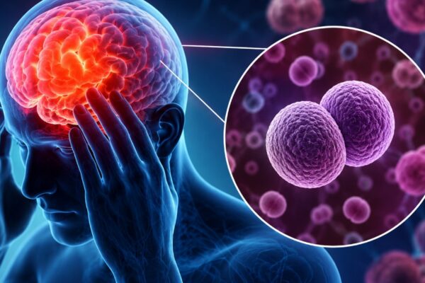 Meningite bacteriana evolui em poucas horas. (Foto: Fala Ciência via ChatGPT)
