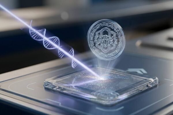 Nova tecnologia usa luz como chave para revelar informações com alta segurança. (Imagem: Fala Ciência via Gemini)
