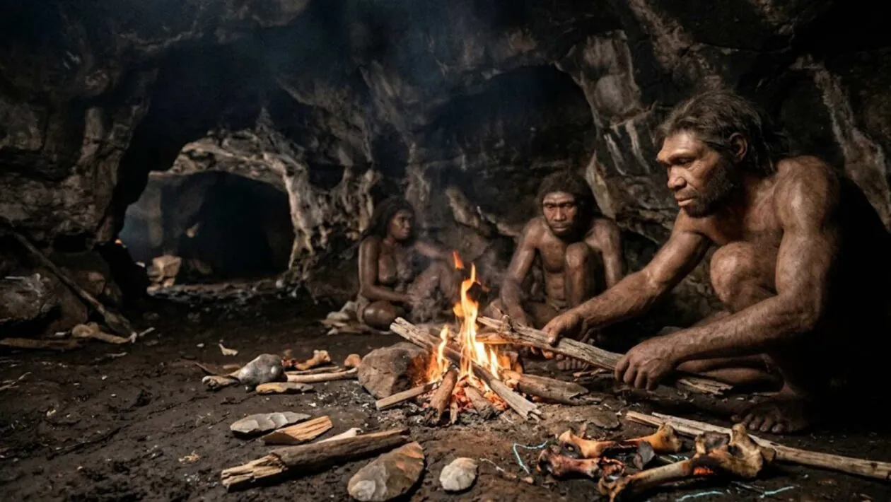 Estudo sugere que ancestrais humanos já utilizavam fogo há 1,8 milhão de anos. (Imagem: Fala Ciência via Gemini)