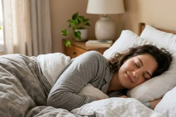 Seu cérebro cria histórias incríveis toda noite enquanto você dorme. (Imagem: Fala Ciência via Gemini)