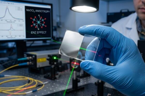 Cristal inovador controla a luz e pode revolucionar dispositivos do futuro. (Imagem: Fala Ciência via Gemini)