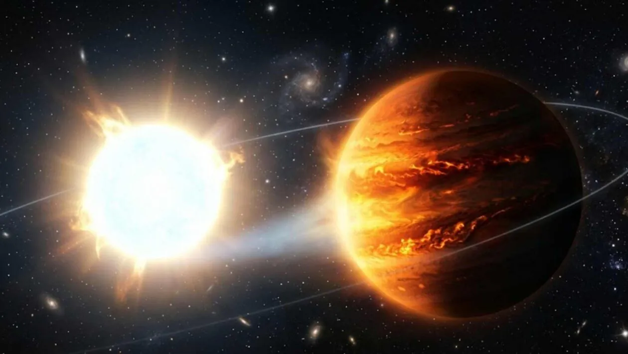 Neste planeta, um ano termina antes mesmo que um único dia chegue ao fim. (Imagem: Fala Ciência via Gemini)