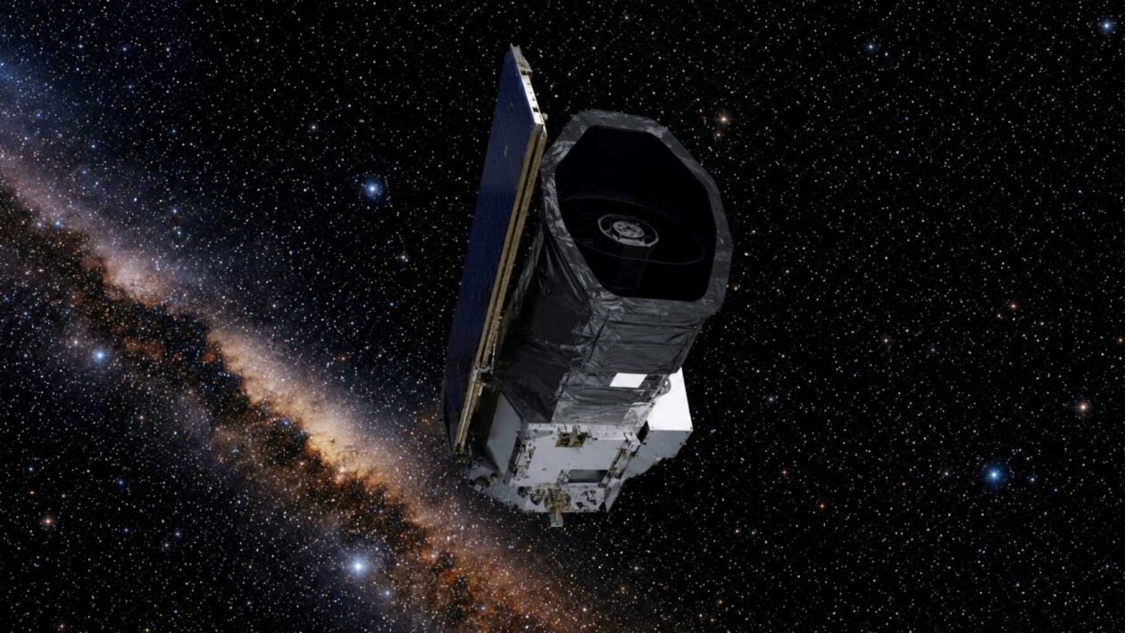 Telescópio Roman poderá revelar 100 mil planetas ocultos na Via Láctea. (Imagem: Fala Ciência via ChatGPT)