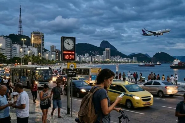 Sem satélites, GPS, previsões do tempo e comunicações globais entrariam em colapso. (Imagem: Fala Ciência via Gemini)