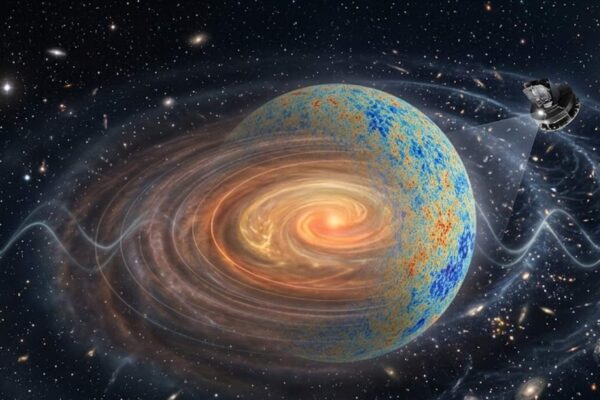 O Universo pode estar silencioso hoje, mas já teve seus próprios ecos. (Imagem: Fala Ciência via Gemini)