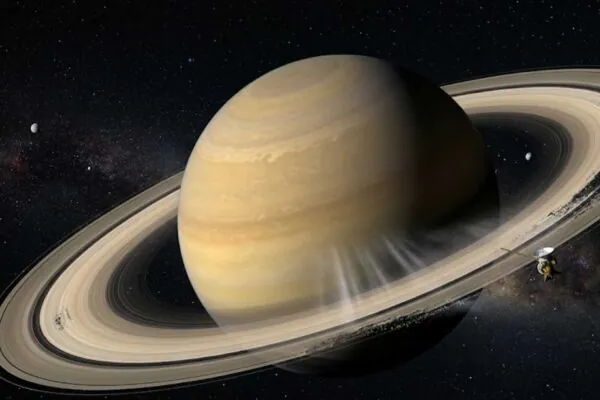 Saturno não terá anéis para sempre. A contagem regressiva já começou. (Imagem: Fala Ciência via Gemini)