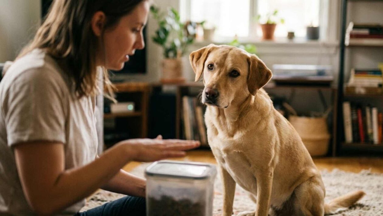 Seu cachorro confia em você? A ciência descobriu algo surpreendente. (Imagem: Fala Ciência via Gemini)