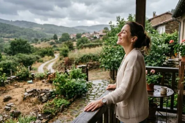 O cheiro da chuva tem química, biologia e um efeito surpreendente no cérebro. (Imagem: Fala Ciência via Gemini)