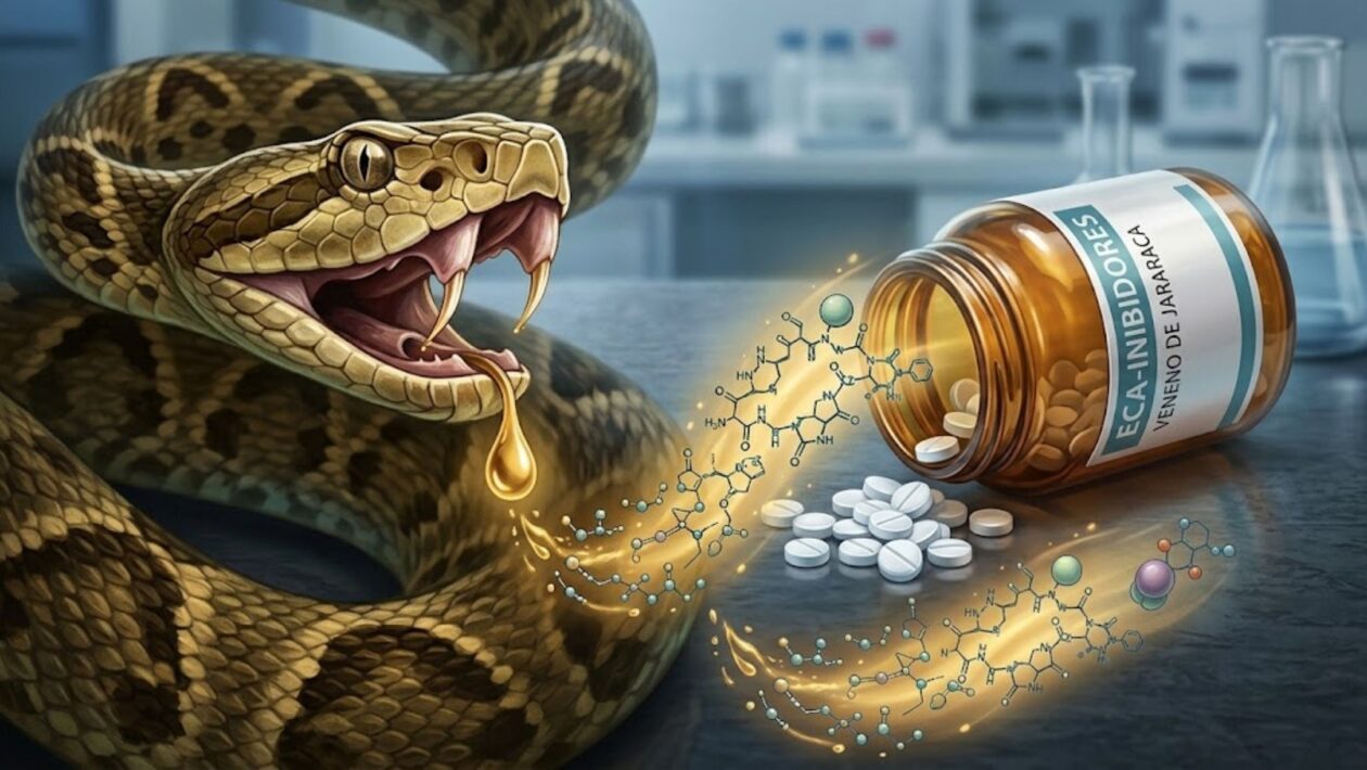 Descoberta ligou veneno de cobra a medicamentos. (Foto: Fala Ciência via Gemini)