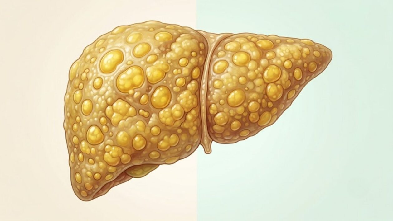 Frutose em excesso sobrecarrega o fígado silenciosamente. (Foto: Fala Ciência via Gemini)
