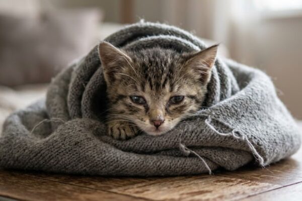 FHV-1 se ativa com aumento de cortisol em gatos. (Foto: Fala Ciência via Gemini)