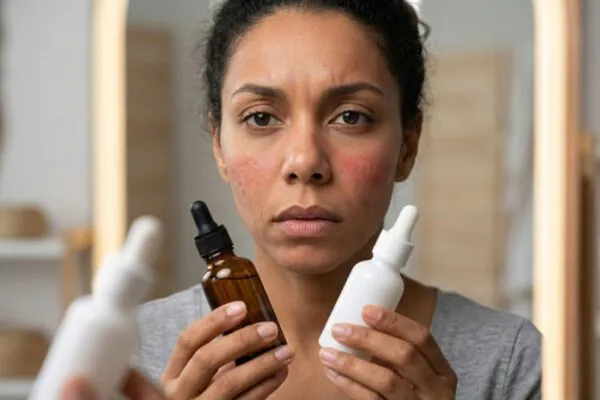 Nem toda combinação de skincare funciona bem. (Foto: Fala Ciência via Gemini)