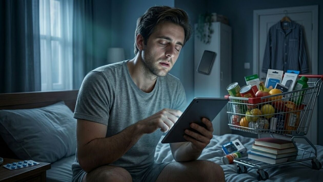 Zolpidem pode causar sonambulismo medicamentoso. (Foto: Fala Ciência via Gemini)