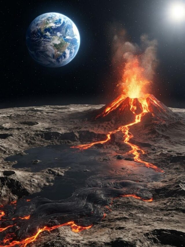 Cientistas descobrem que a Lua já teve vulcões ativos